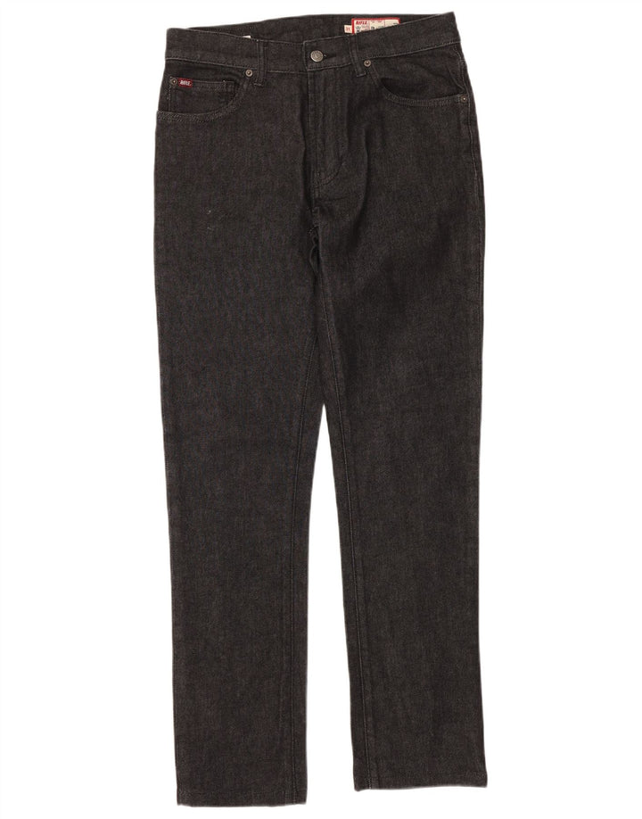 RIFLE Bruce Regular Jeans Rectos para Mujer W31 L32 Algodón Negro