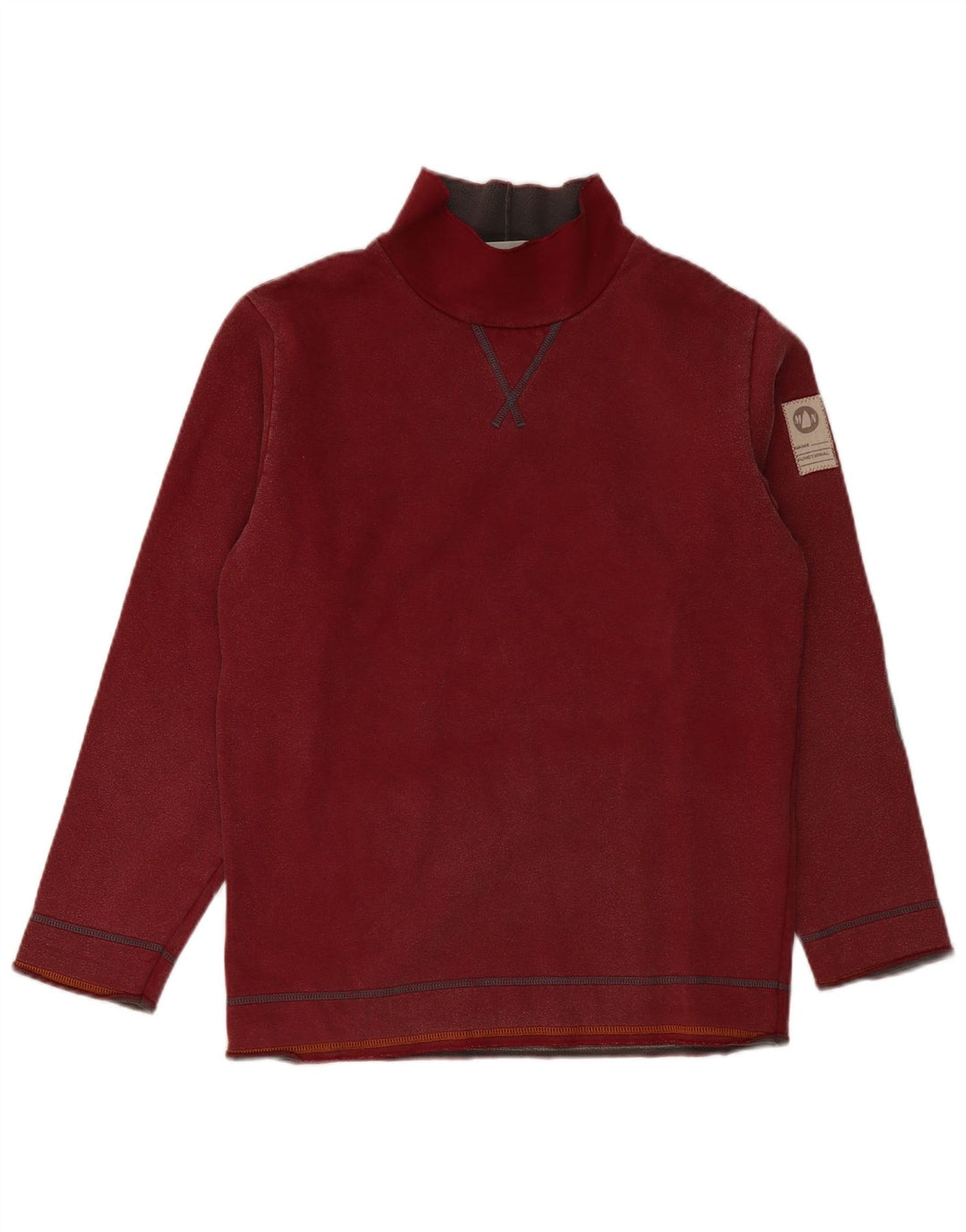 Murphy & Nye Hombre Sudadera Jumper Medium Borgoña Algodón