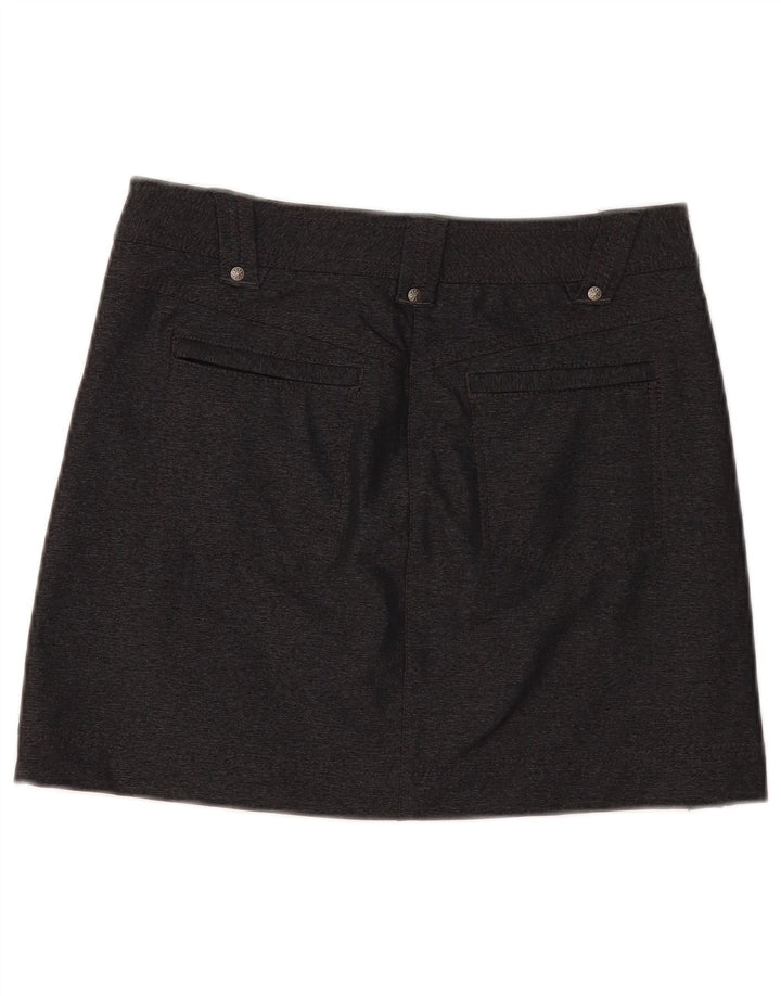 ATHLETA Minifalda para mujer US 2 XS W30 Nylon gris