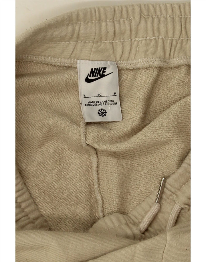 Nike - Pantalones cortos deportivos con gráficos para hombre, talla grande, color beige