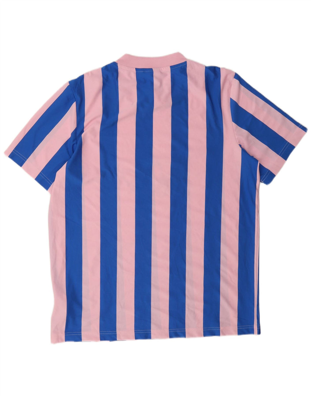 Adidas Camiseta gráfica para hombre Top poliéster a rayas rosa medio