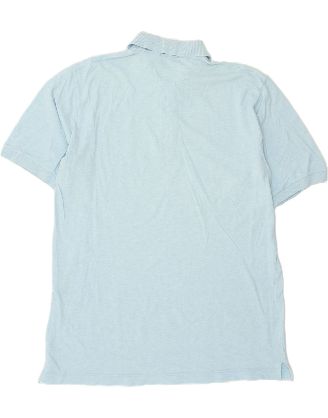 SERGIO TACCHINI Mens Polo Shirt Medium Blue Cotton Vintage Sergio Tacchini and Second-Hand Sergio Tacchini from Messina Hembry 
