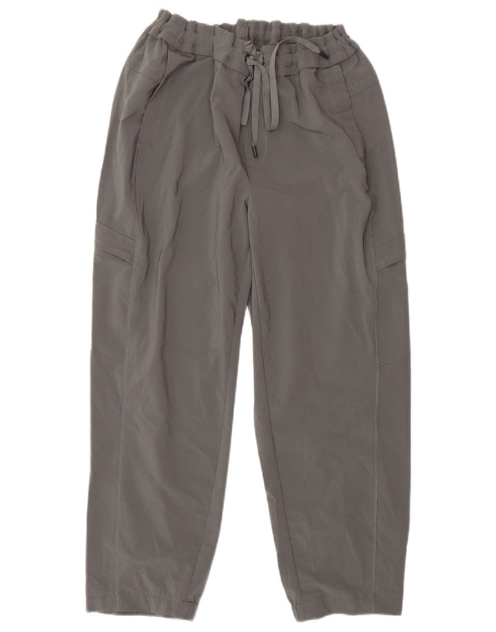 Eddie Bauer Pantalones Cargo Cortos para Mujer Medianos W30 L24 Poliéster Gris