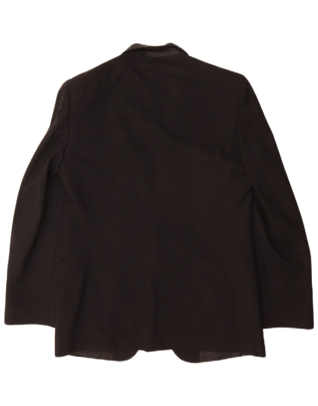 Sergio Valentino Chaqueta tipo blazer con 1 botón para hombre IT 50 Large Lana virgen negra