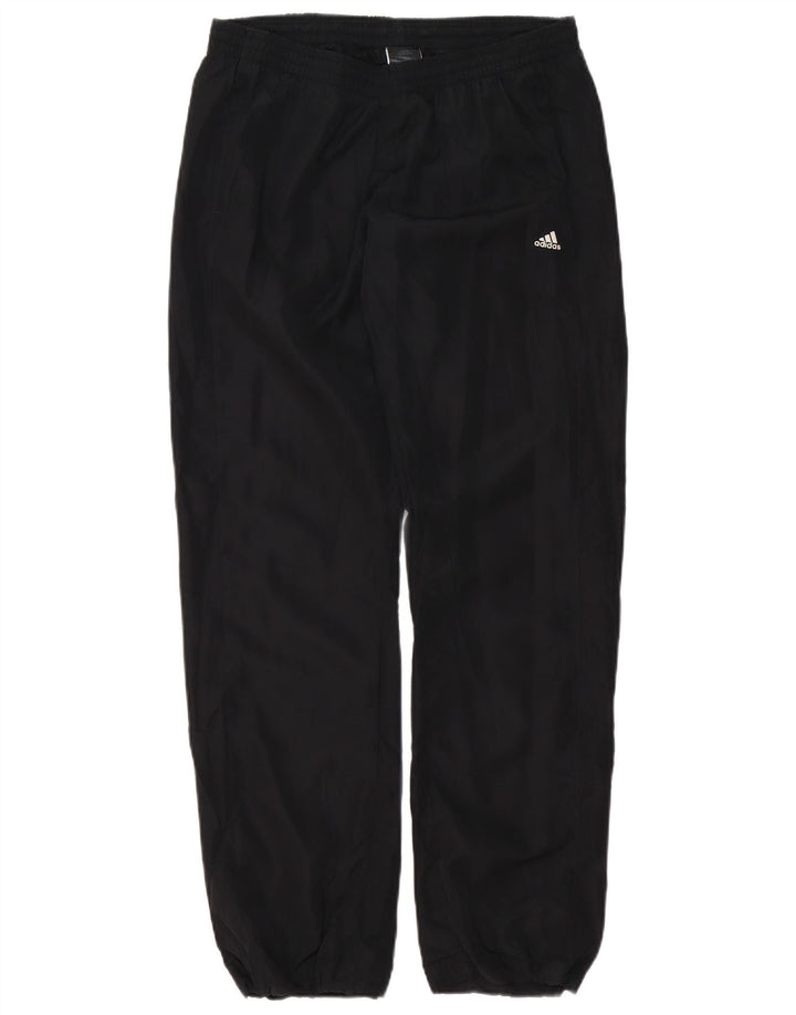 Adidas Pantalones de chándal para mujer Joggers UK 12 Medium Negro Poliéster