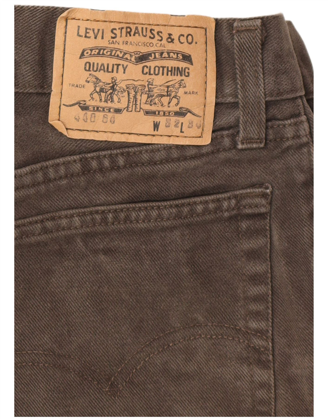 LEVI'S Vaqueros rectos para hombre W32 L34 Algodón gris