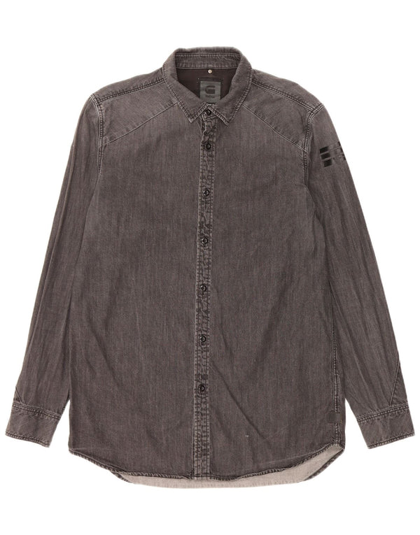 G-Star Camisa Vaquera Grande De Algodón Gris Para Hombre