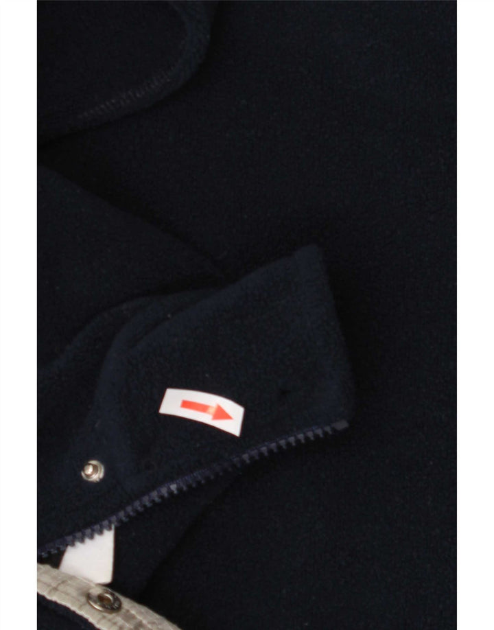 Colmar Hombre Jersey De Forro Polar Con Cuello Con Botones Poliéster Azul Marino Mediano