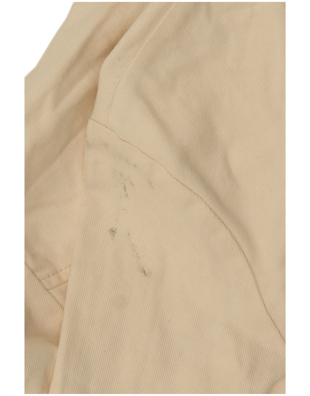 Zara Mujer Crop Bomber Jacket UK 10 Small Off White