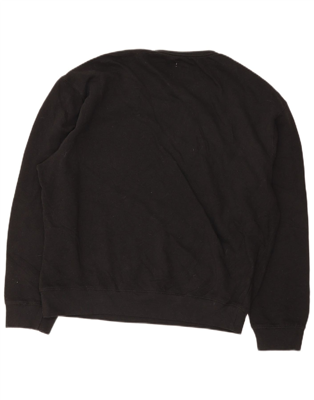 Gap Hombre Sudadera Gráfica Jumper XL Algodón Negro