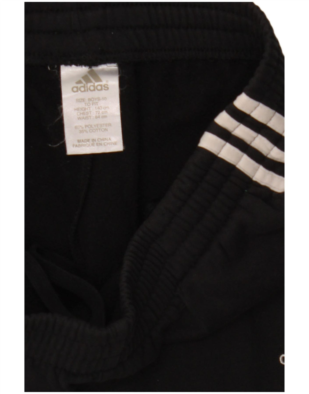 Adidas Pantalón Chándal Niño 9-10 Años Negro Poliéster