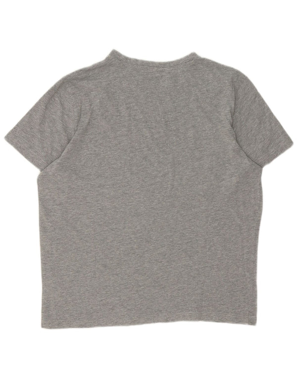 Camiseta Kappa Hombre Top Grande Gris Algodón