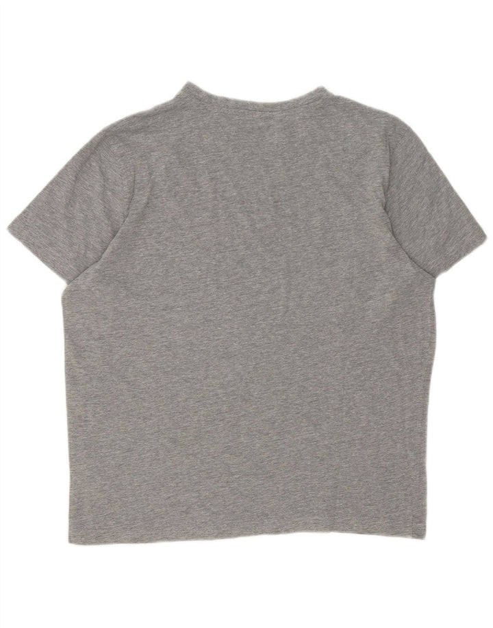 Camiseta Kappa Hombre Top Grande Gris Algodón