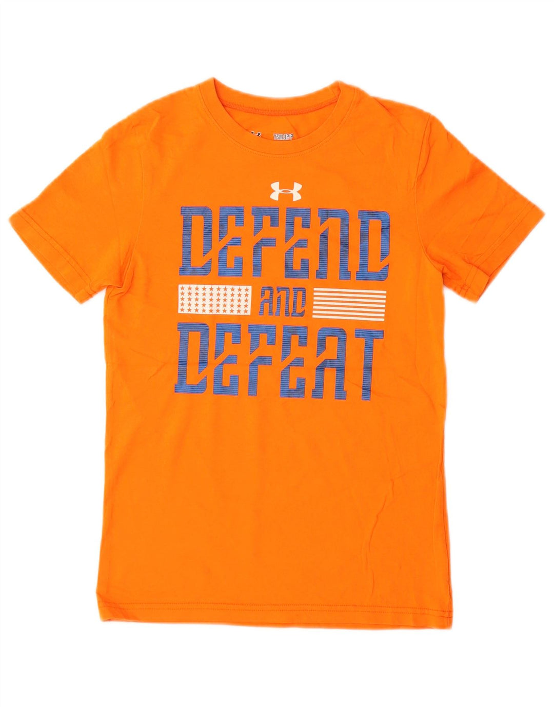UNDER ARMOUR Camiseta holgada con gráfico para niños 7-8 años Small Naranja Algodón