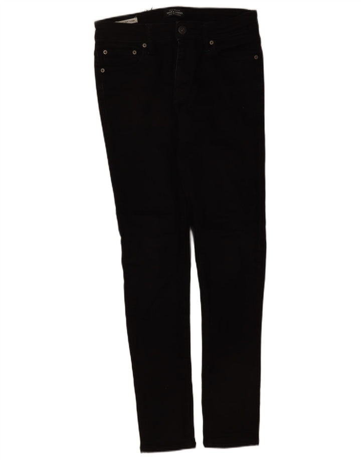 JACK & JONES Vaqueros pitillo Liam para hombre W30 L32 Black