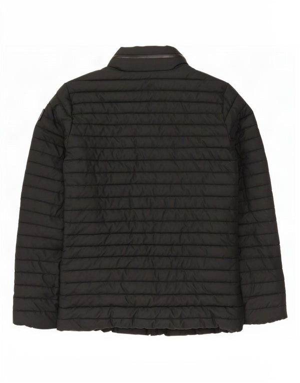Superdry Chaqueta acolchada con capucha para hombre UK 40 Large Poliéster azul marino
