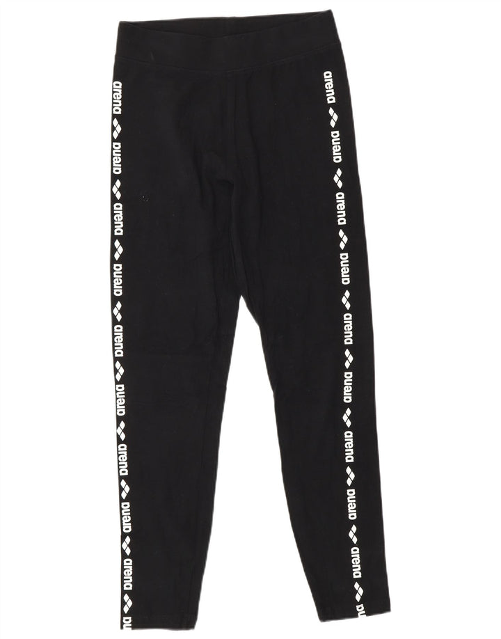 ARENA Leggings gráficos para mujer UK 6 XS Algodón negro