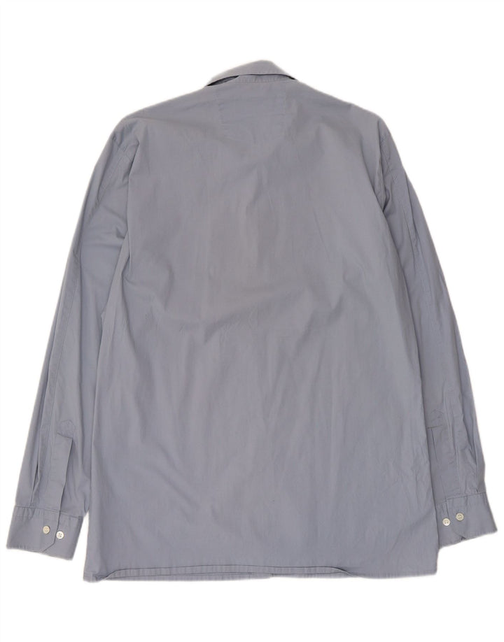 Camisa Hugo Boss Hombre Algodón Azul Medio