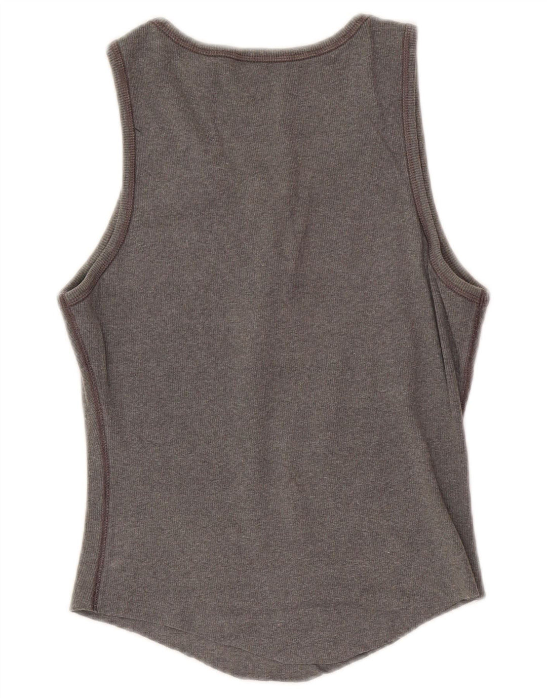 Gap Top corto sin mangas para mujer UK 44 Algodón gris grande