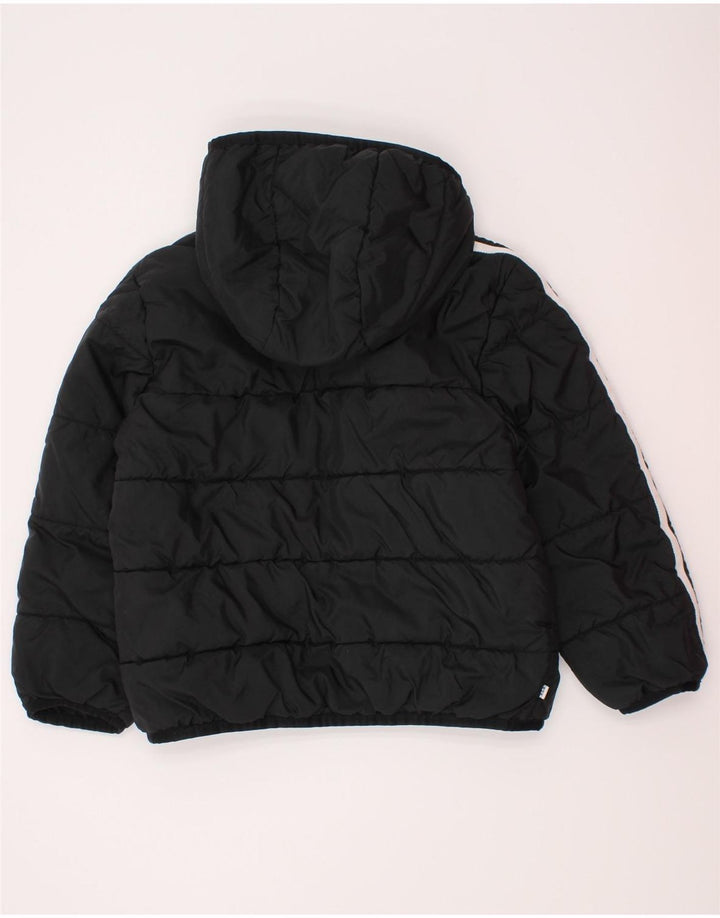Adidas Chaqueta acolchada con capucha para niño 4-5 años Negro Poliéster