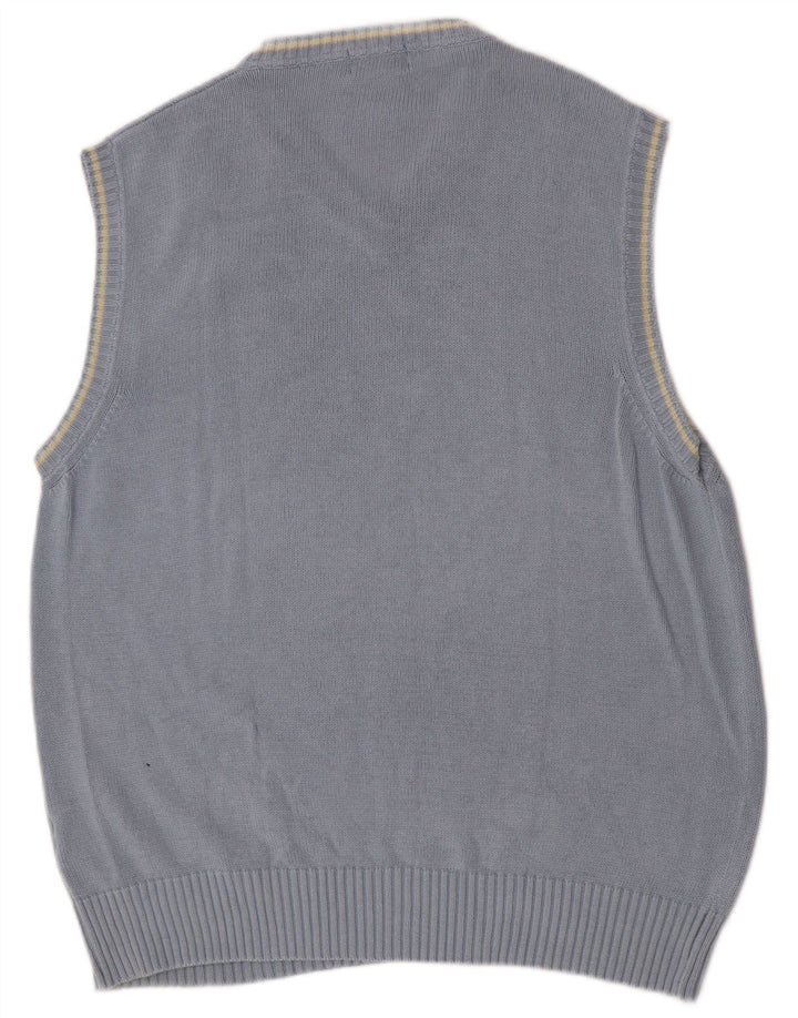 Kappa Hombre Chaleco Tank Top XL Azul Algodón