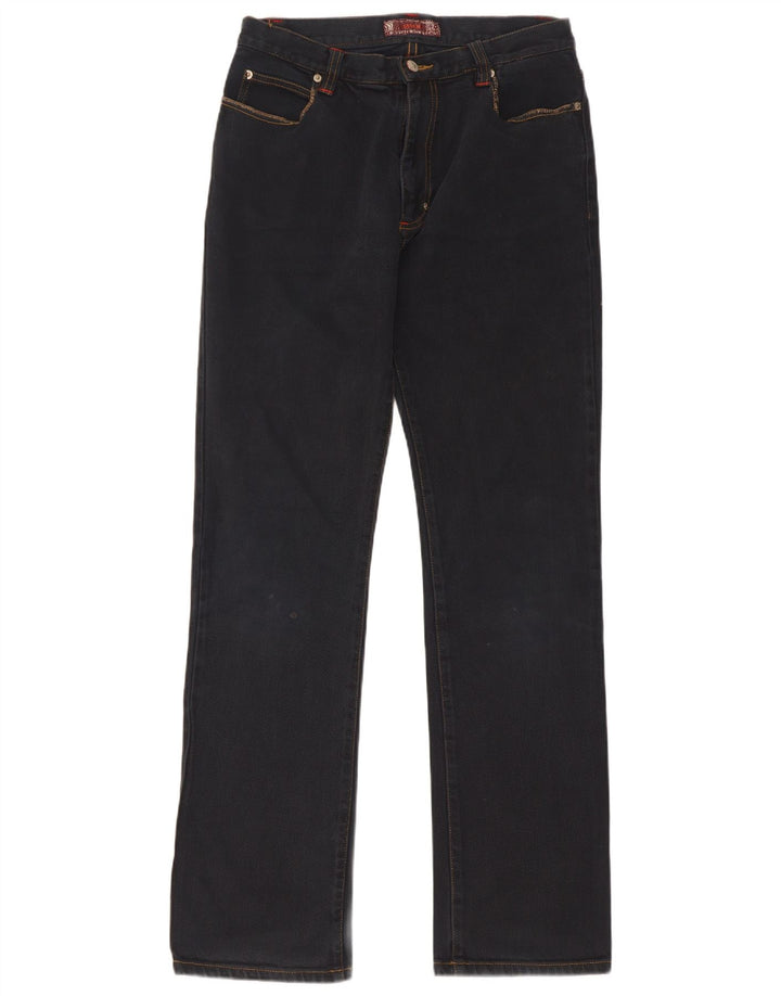 Vaqueros Sasch Mujer Rectos W32 L34 Azul Marino Algodón