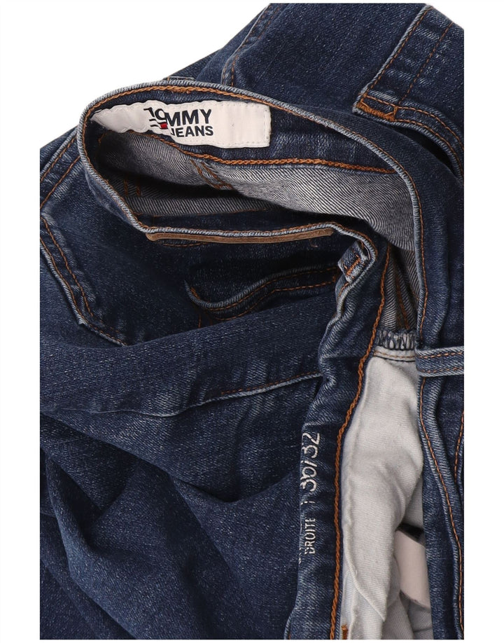 Tommy Hilfiger Vaqueros Droite Slim para Hombre W36 L32 Azul