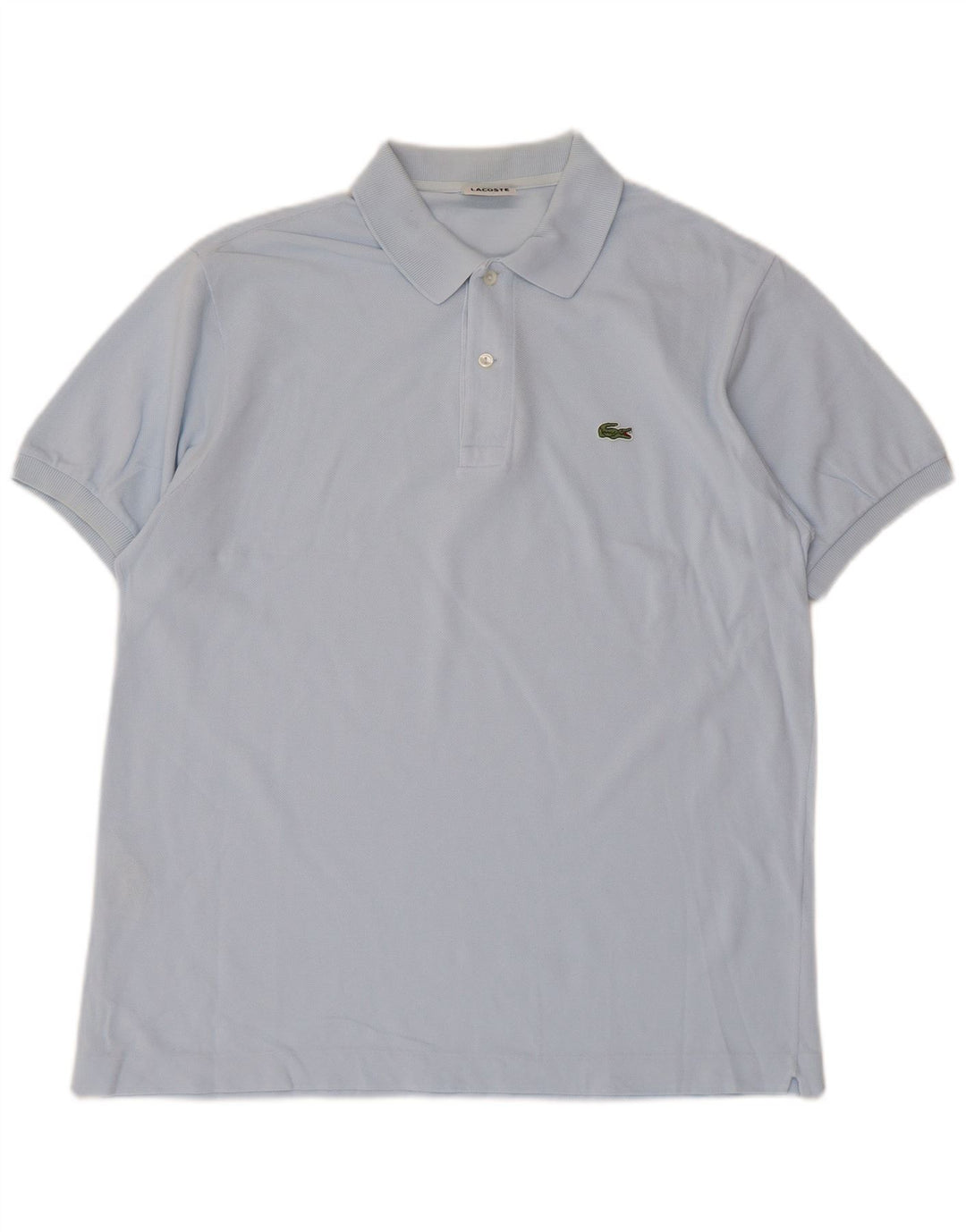 LACOSTE Polo para hombre talla 5 grande algodón azul