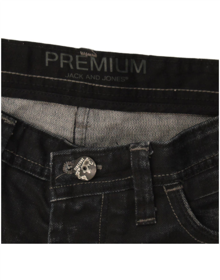 Jack & Jones Vaqueros rectos para hombre W36 L34 Negro