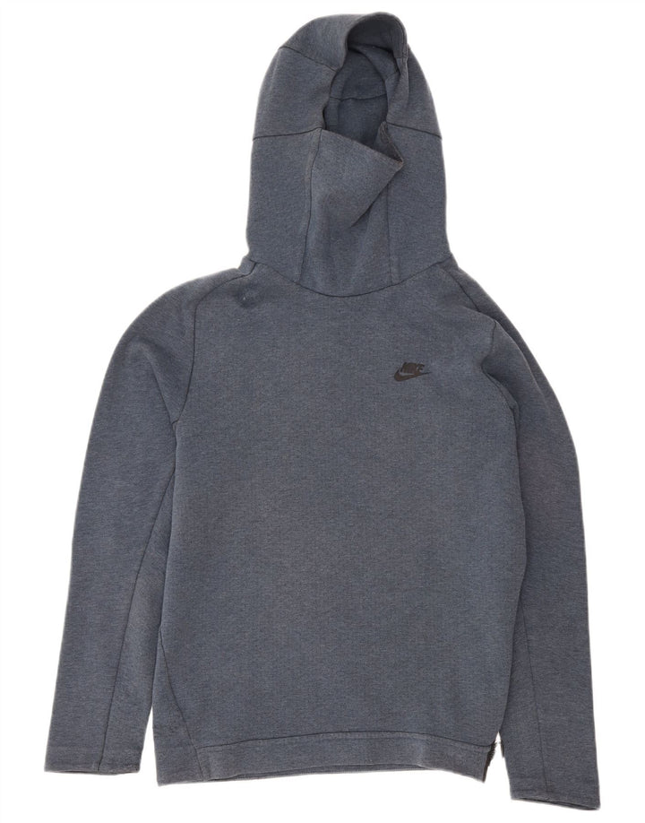 Nike Hombre Sudadera con capucha Jumper Medium Azul Marino Algodón