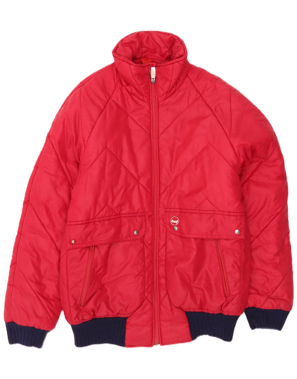 Brunik Chaqueta acolchada para hombre ES 38 Medium Rojo Colorblock