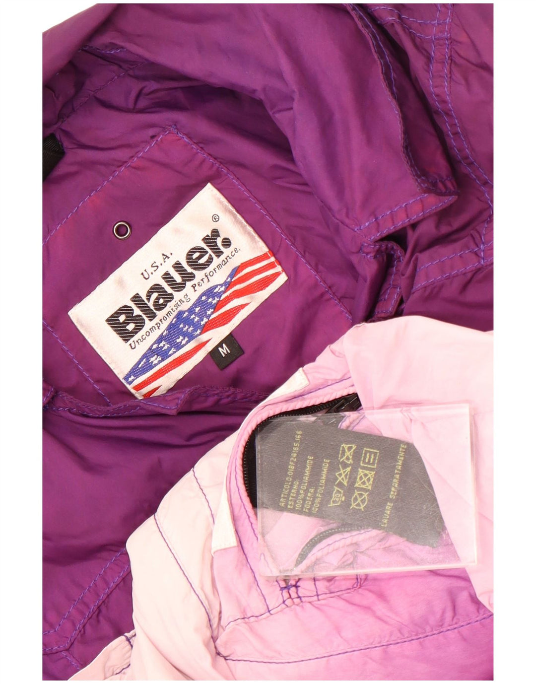Blauer - Chaqueta utilitaria para mujer (talla 40), color morado medio, poliamida