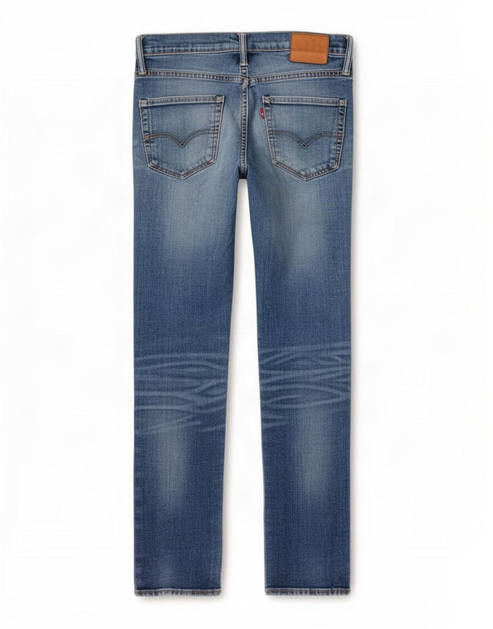 Levi's Hombre 511 Vaqueros Slim Desgastados W32 L32 Algodón Azul
