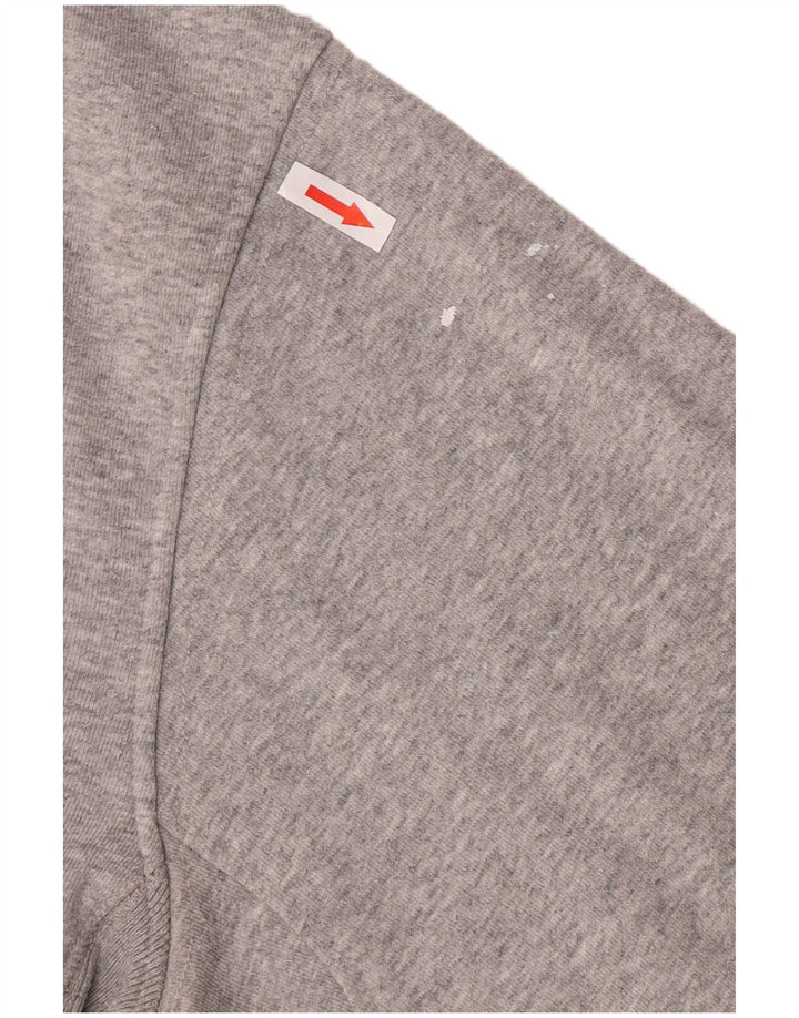 Timberland - Sudadera con capucha y cremallera para hombre, talla grande, algodón gris
