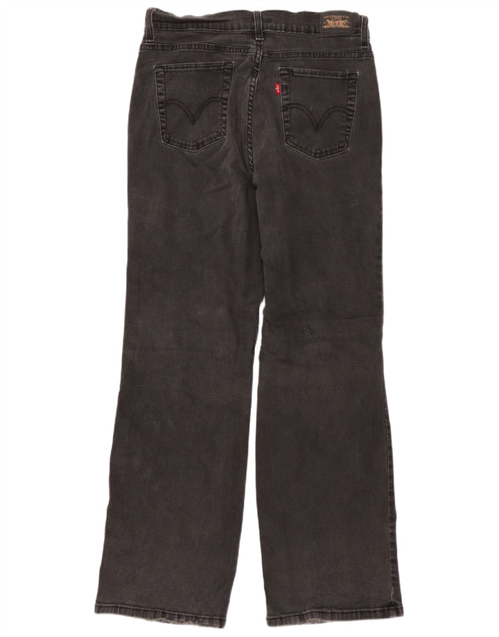 LEVI'S Jeans 512 Bootcut para mujer US 12 Grande W30 L30 Negro