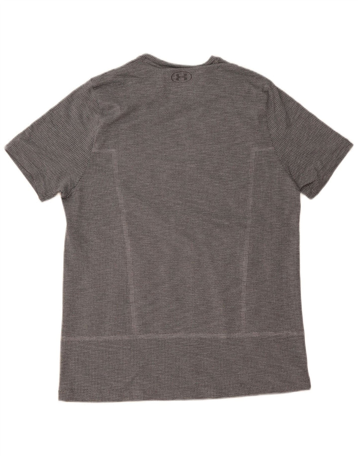 Camiseta Under Armour Hombre Top XL Gris Rayas Poliéster