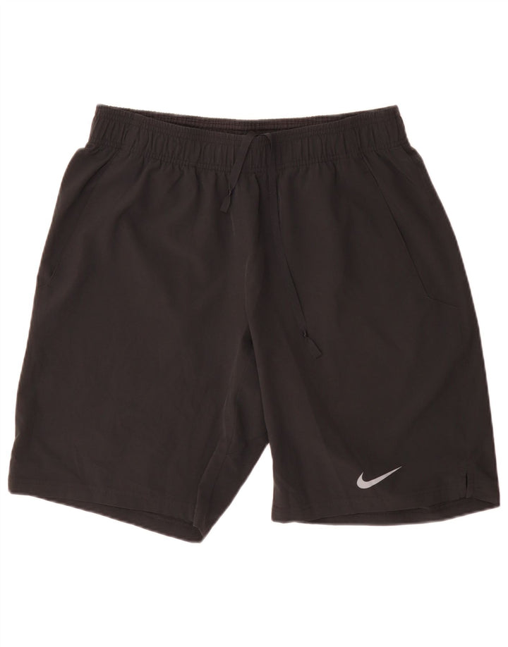 Nike Dri Fit - Pantalones cortos deportivos para hombre (poliéster), color negro