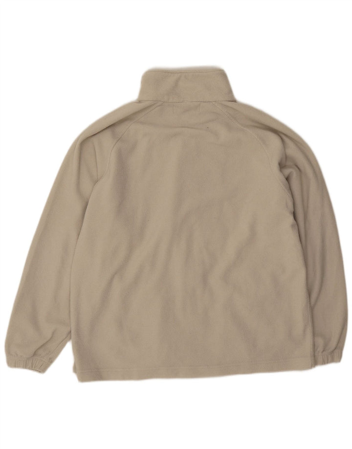 Kappa Chaqueta polar para hombre UK 40 Large Beige Poliéster