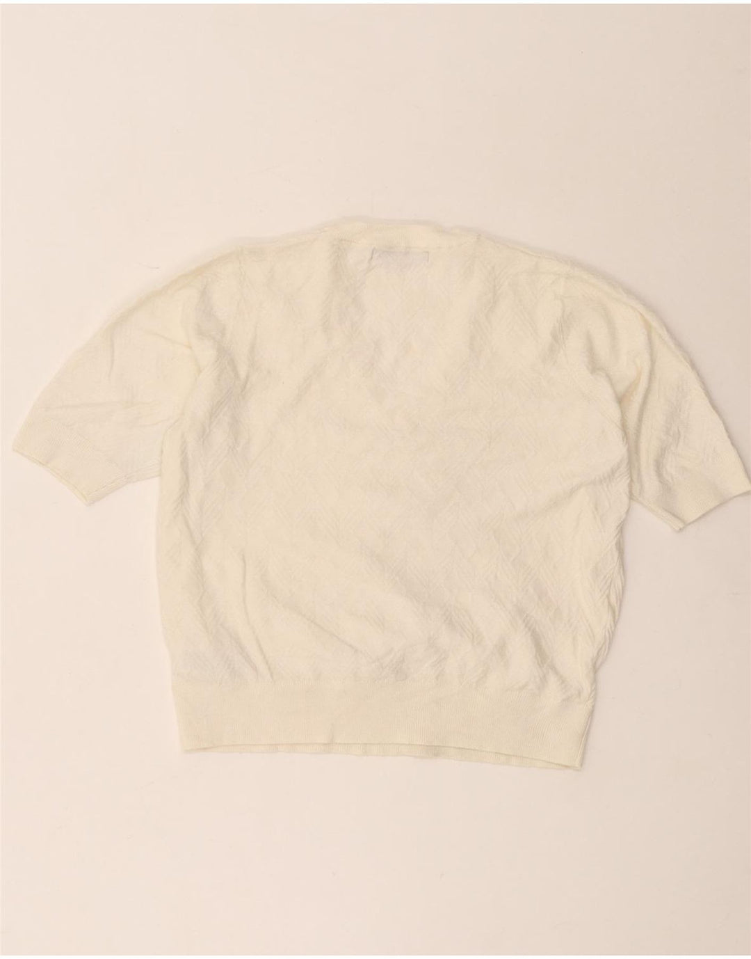 Marks & Spencer Suéter con cuello en V para mujer UK 40 Medium Off White