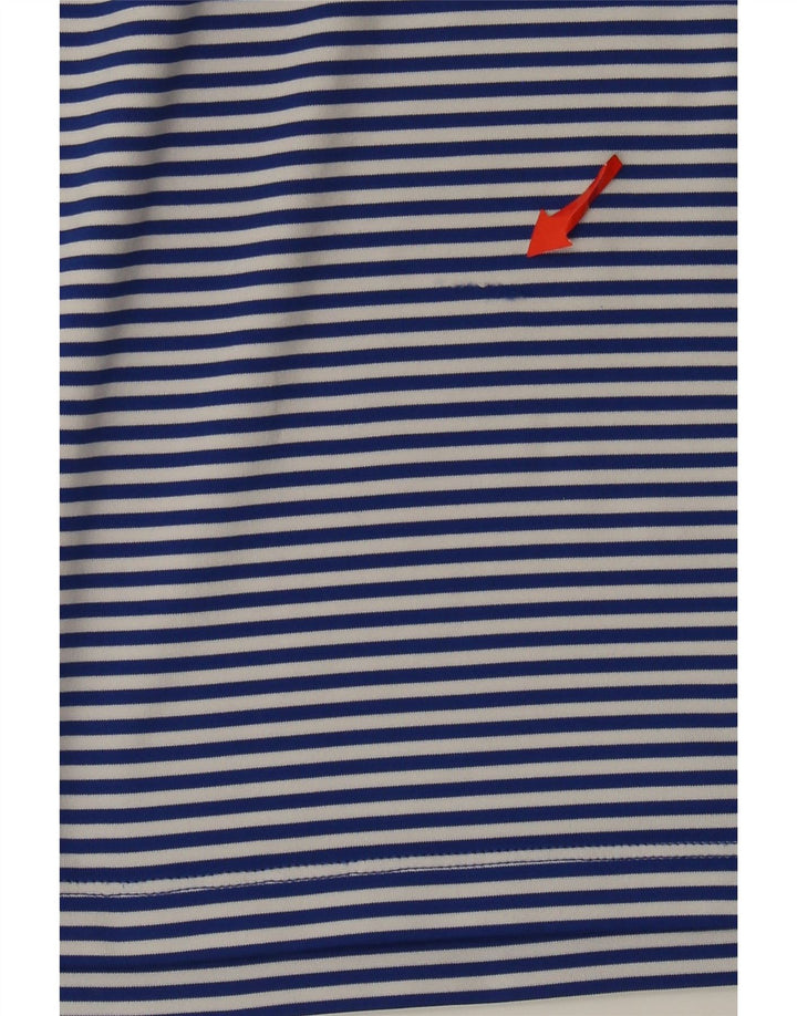 Under Armour Polo Heat Gear para hombre Poliéster a rayas azul medio