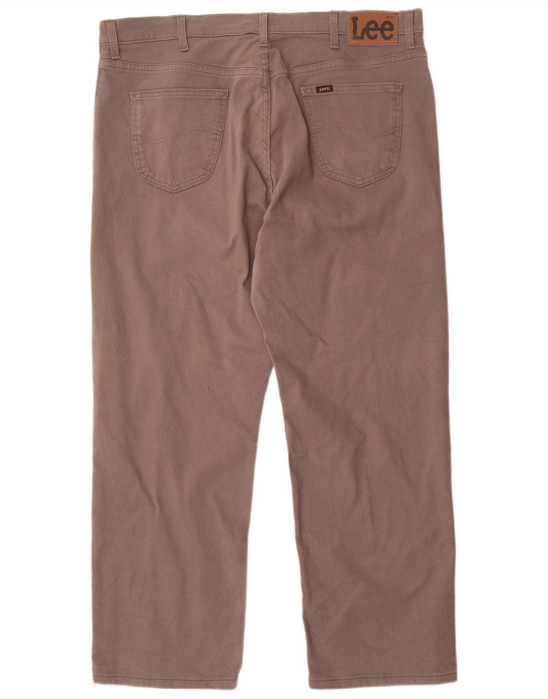 Vaqueros Lee Brooklyn Rectos Mujer W42 L30 Algodón Gris