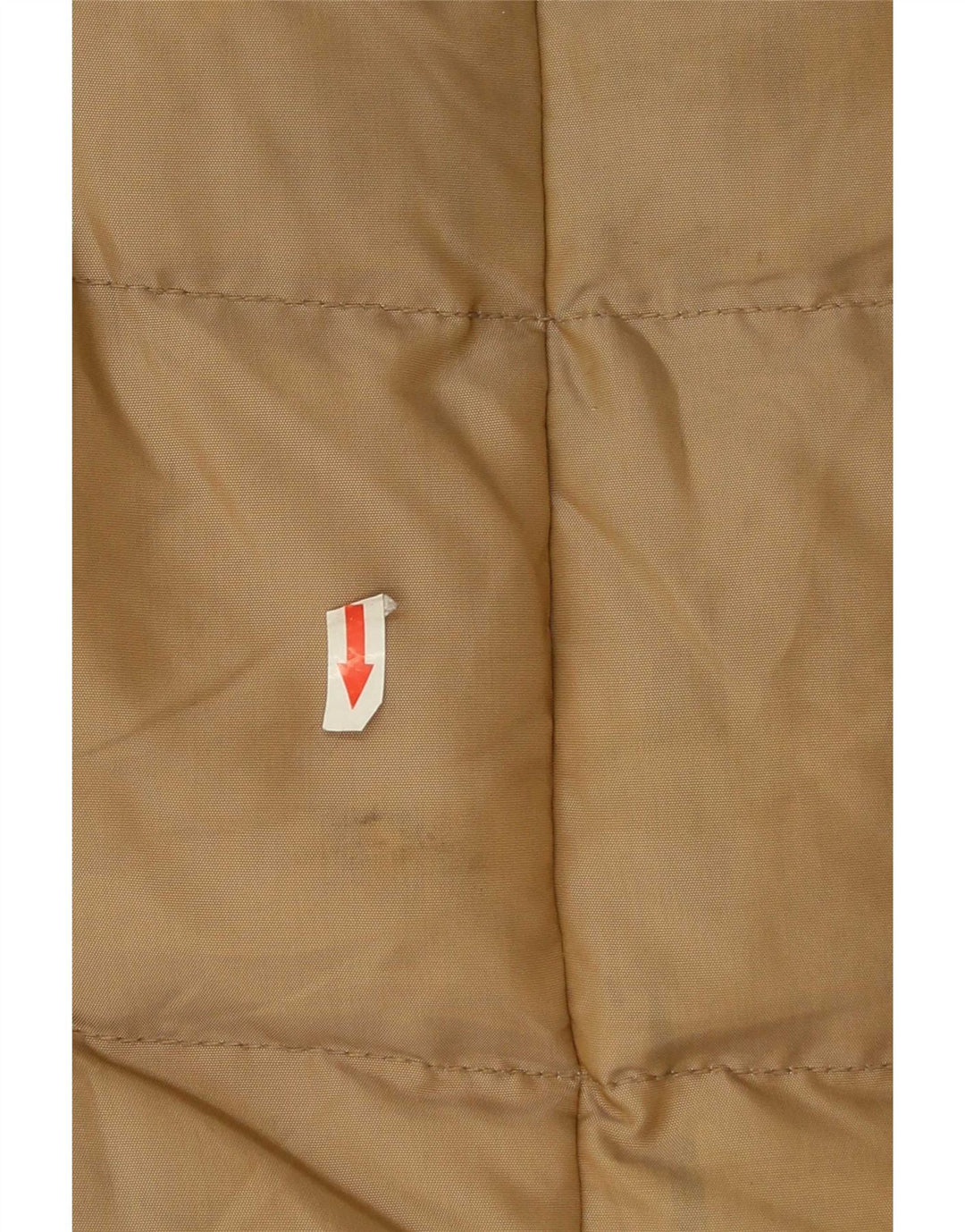 Zara Mujer Abrigo Acolchado UK 40 Small Marrón Nylon