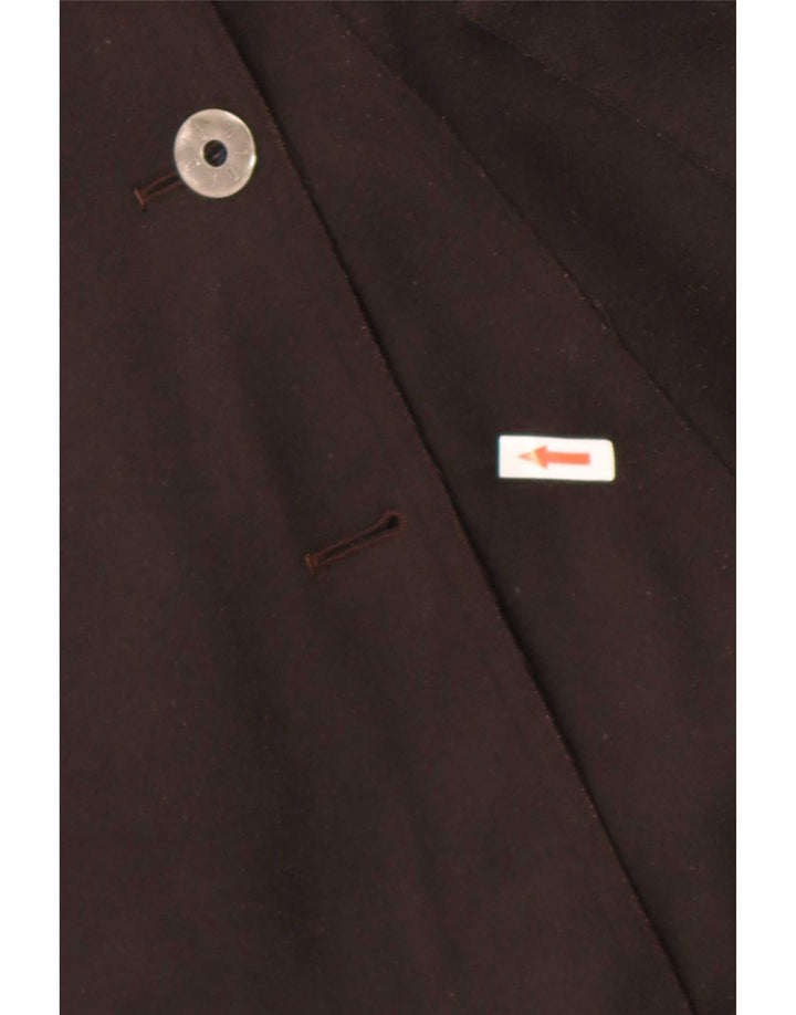 Dondup Chaquetón Mujer IT 46 Grande Lana Marrón