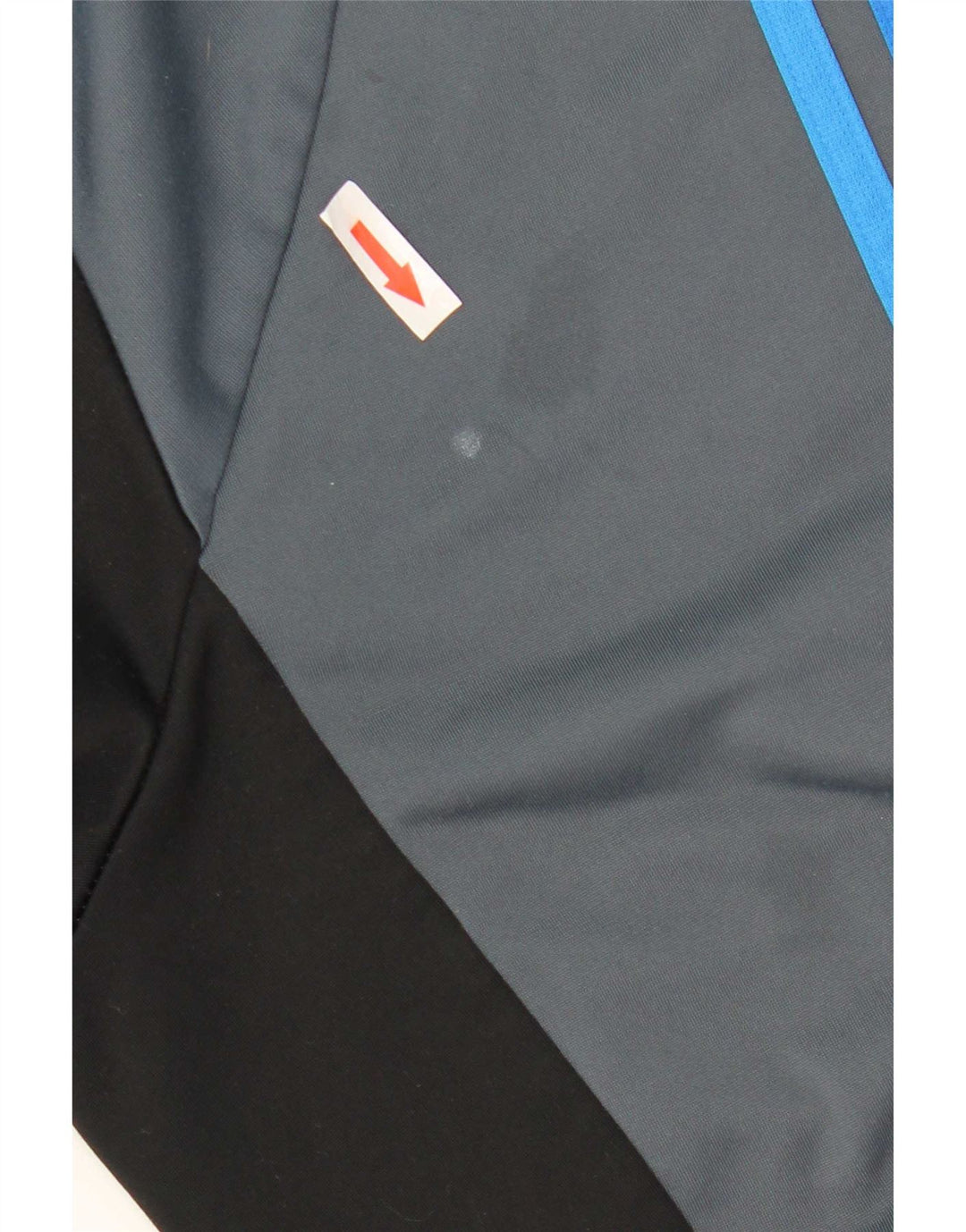 Adidas Hombre Chándal Top Chaqueta Grande Gris Colorblock Poliéster
