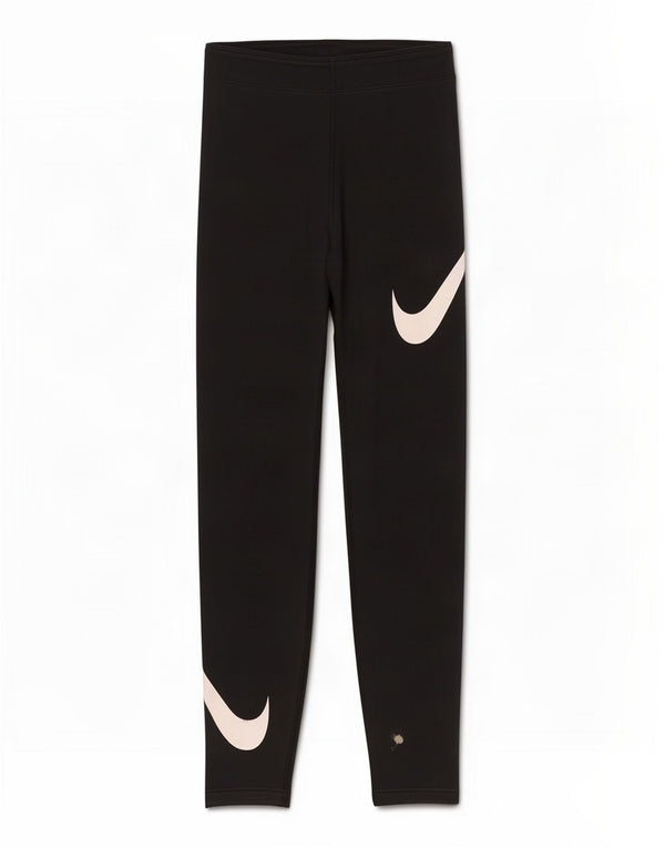 Nike Leggings gráficos para mujer UK 4 XS Algodón negro