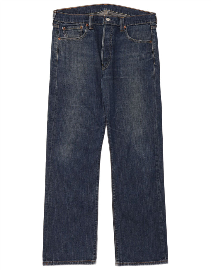 Levi's Hombre 501 Vaqueros Rectos W36 L32 Algodón Azul