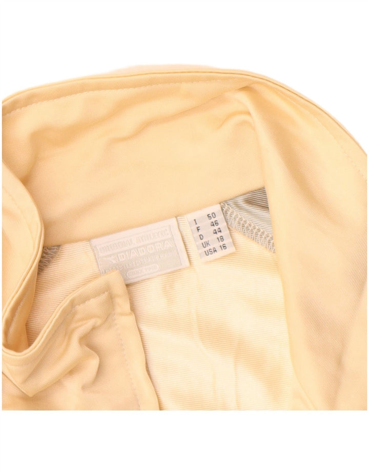 Diadora Chaqueta de chándal para mujer ES 40 XL Poliéster color block beige