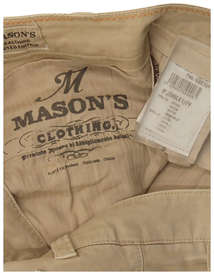 Mason's Pantalones cargo ajustados para mujer W32 L33 Algodón beige