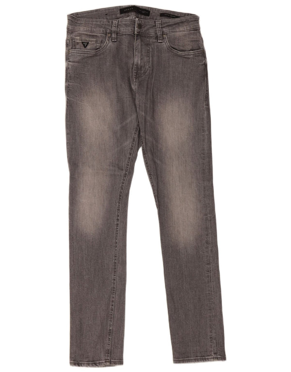 Vaqueros Guess Super Skinny Mujer W32 L32 Algodón Gris
