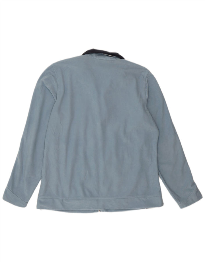 Diadora Chaqueta de chándal para mujer UK 40 Grande Poliéster con bloques de color azul